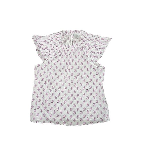 NWT J. Crew Flutter-Sleeve Top Size M - Picture 4 of 7